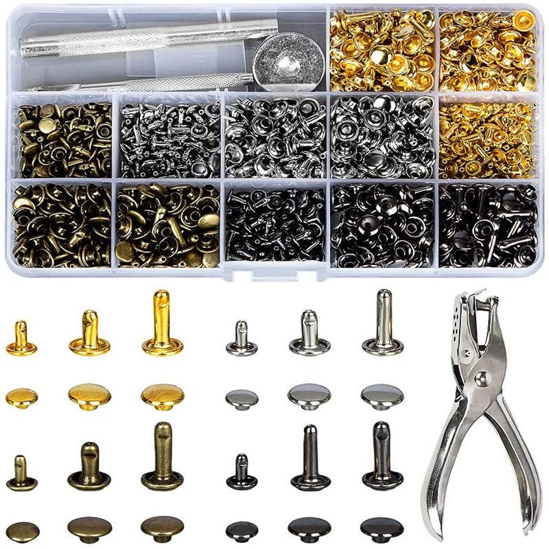 Rivet Setter Tool - المعادن غطاء مزدوج المسامير مسمار مستدير