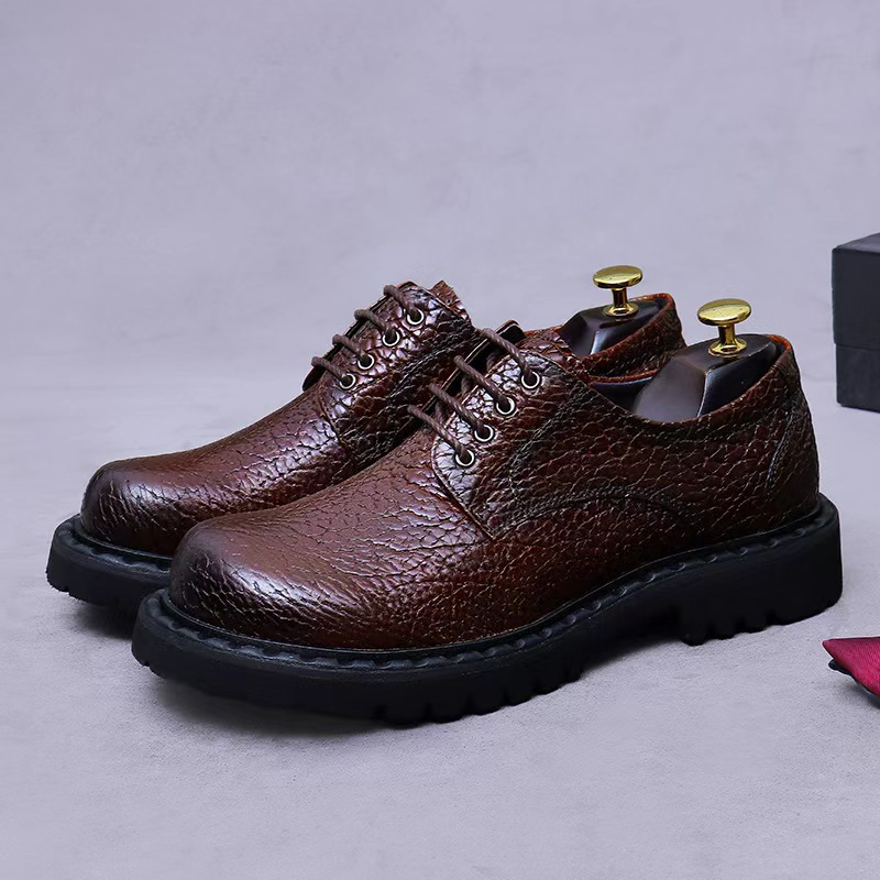 Leatherwork Designs - أحذية رجالية فاخرة من الجلد الطبيعي،