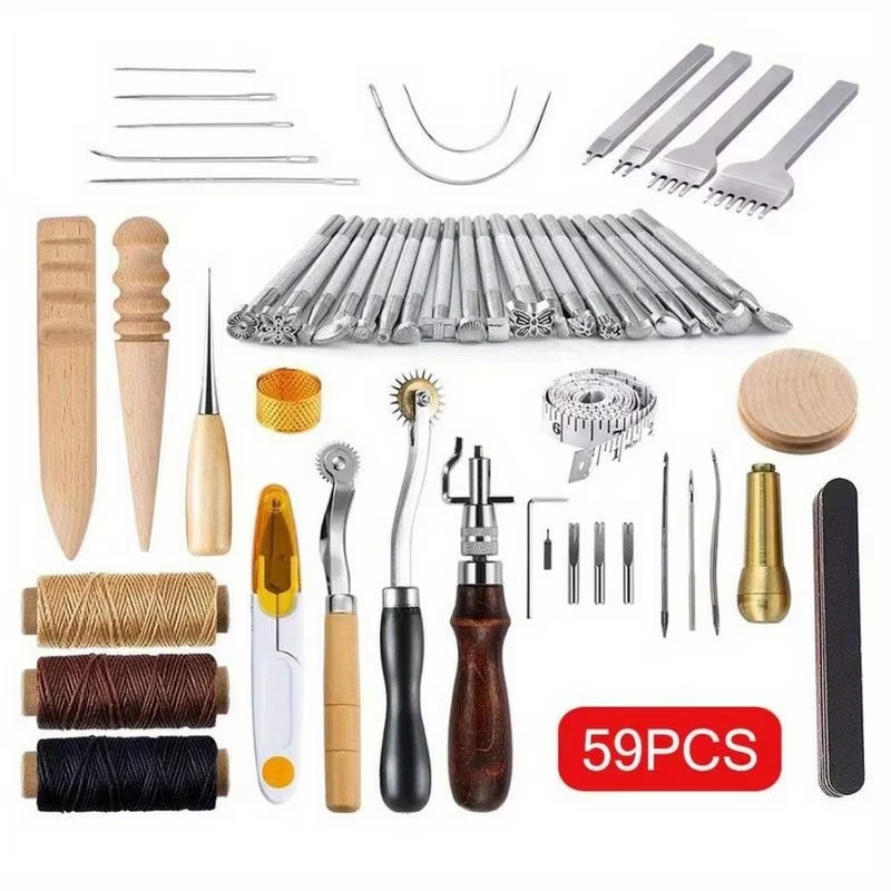 مجموعة أدوات الحرف الجلدية الم - مراجعة Groover Stitching Tool وسعره