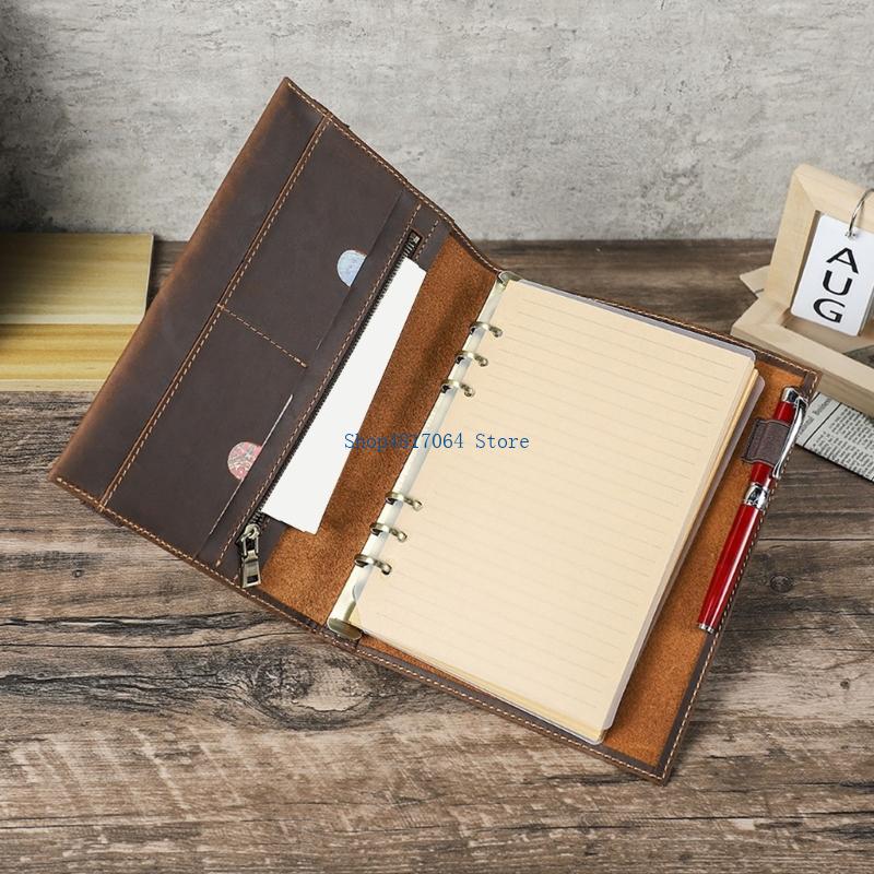 غلاف مجلة T3LB المحمول مع صفحا - مراجعة Leather Work Diary Covers وسعره