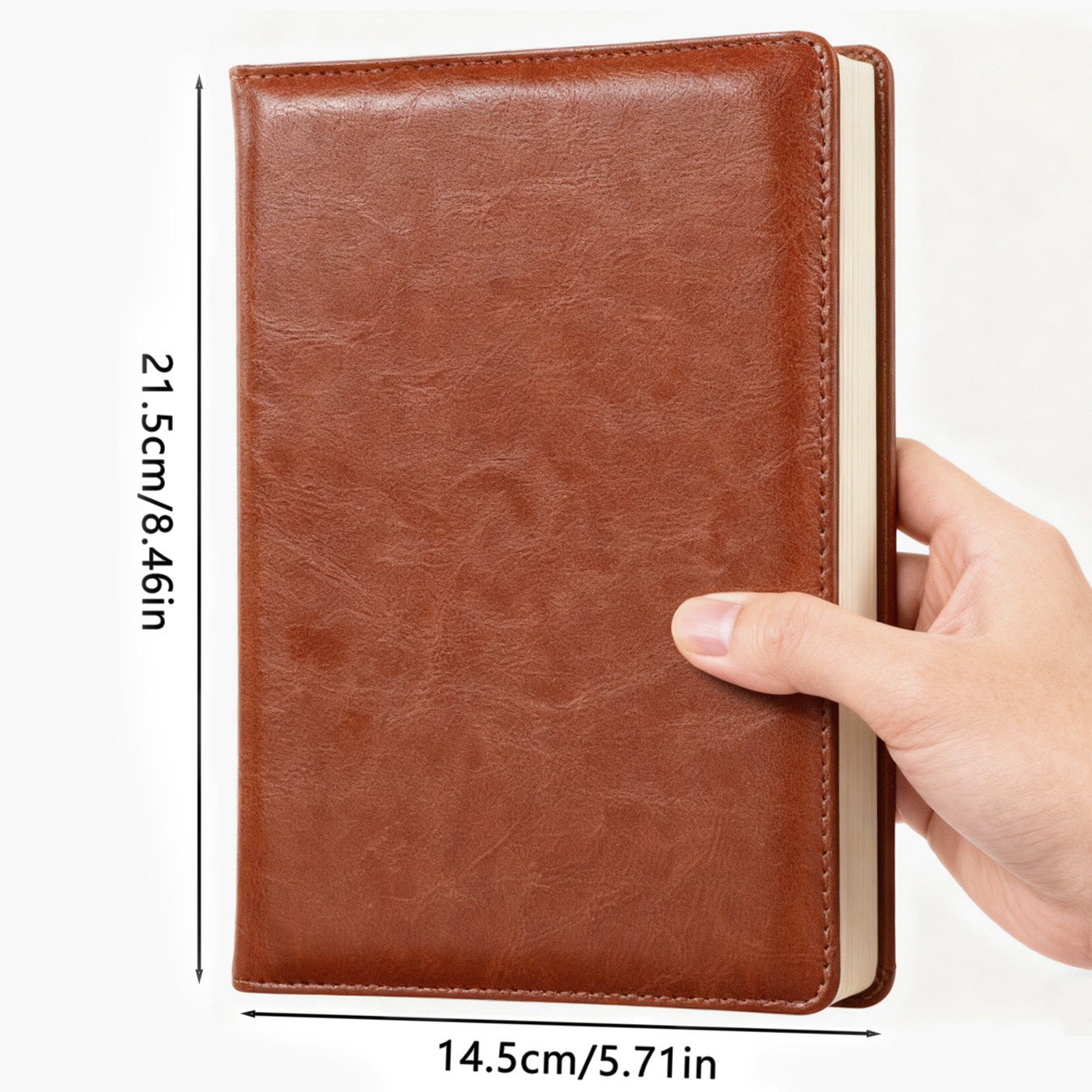 دفتر يوميات جلدي عتيق بتصميم ر - مراجعة Leather Work Diary Covers وسعره
